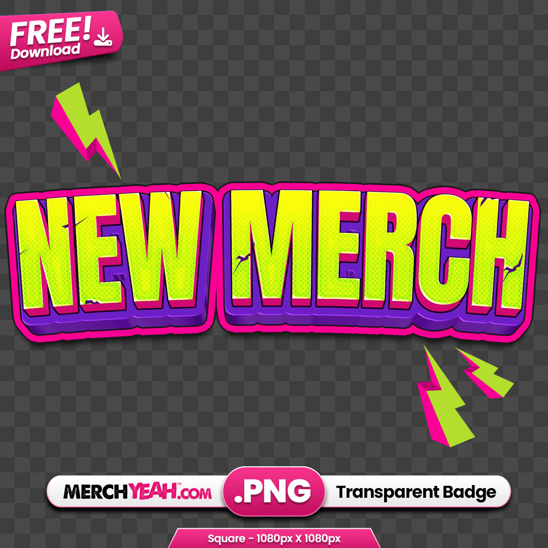 Neon Cartoon New Merch