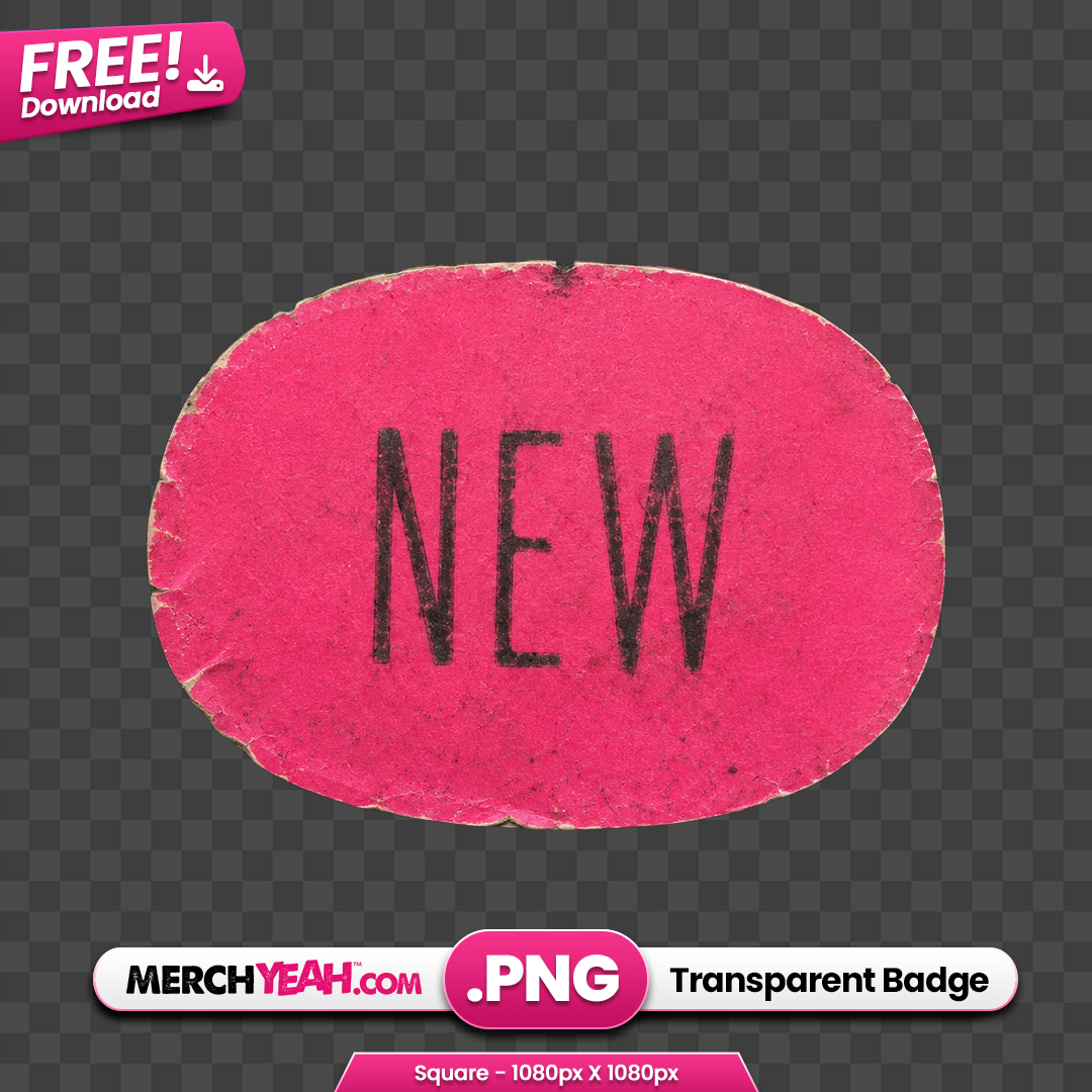 New Old Sticker Hot Pink