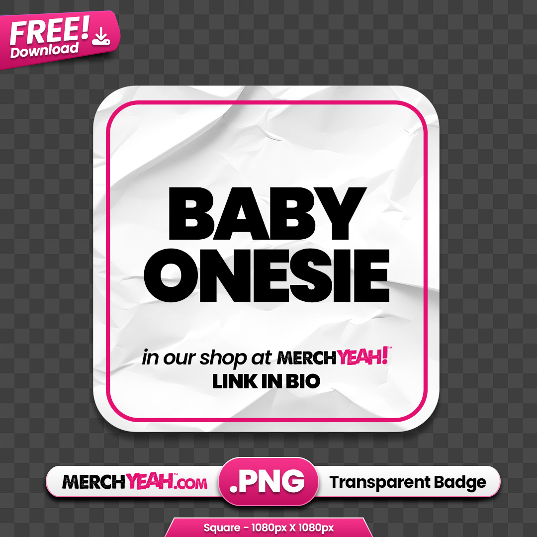 Baby Onesie Paper Tag 