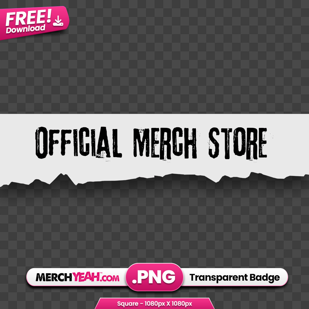 Official Merch Store Graphic