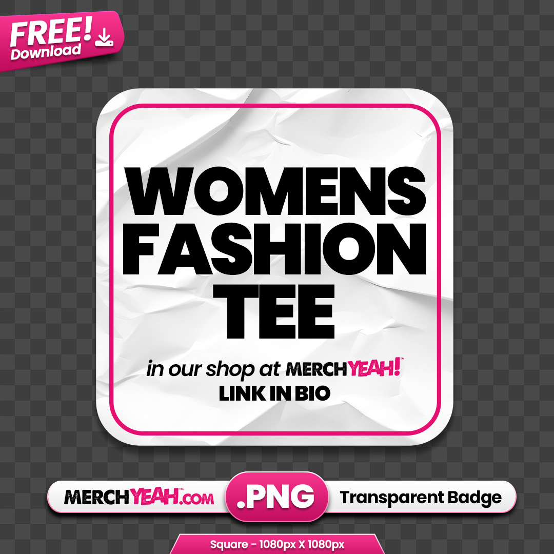 Womens Fashion Tee Paper Tag 