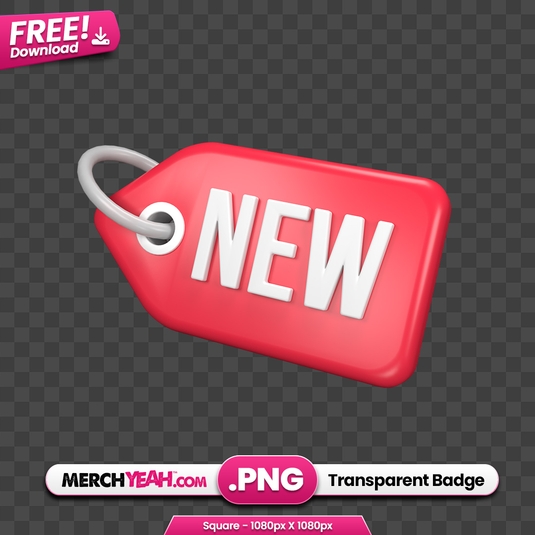 Red New tag