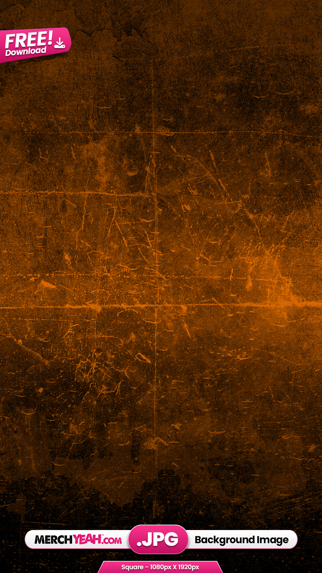 Orange and Black Grunge Background