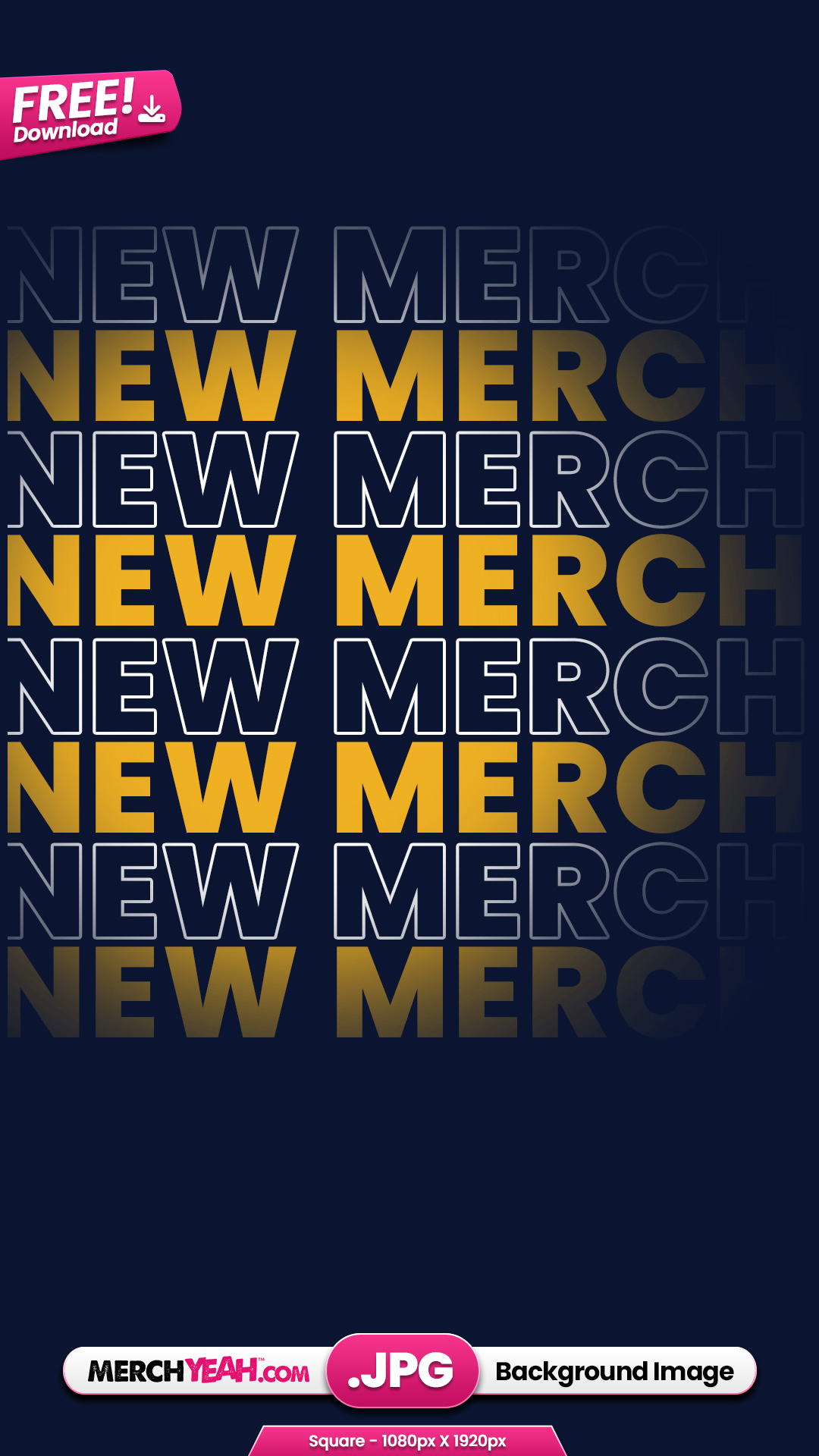 Yellow and Blue New Merch Background