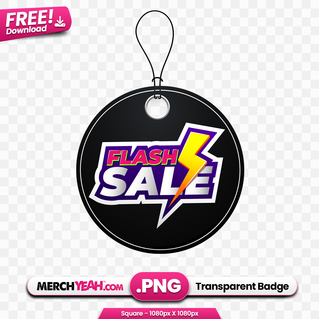 Round Black Flash Sale