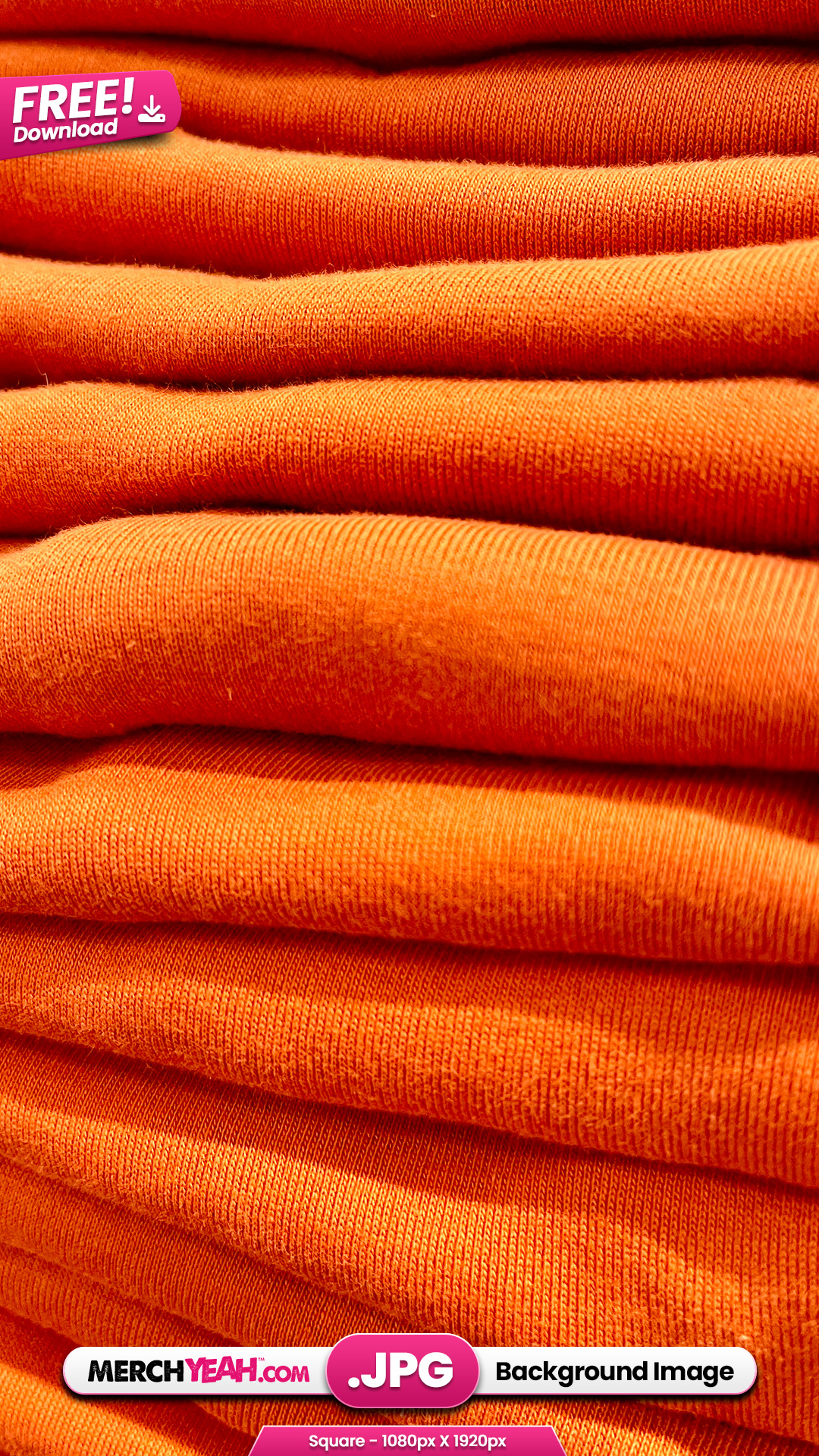 Bright Orange Shirt Stack